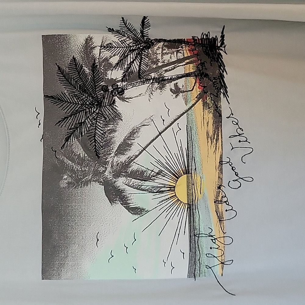 Graphic and Embroidered T-shirt - Picture 2 of 8